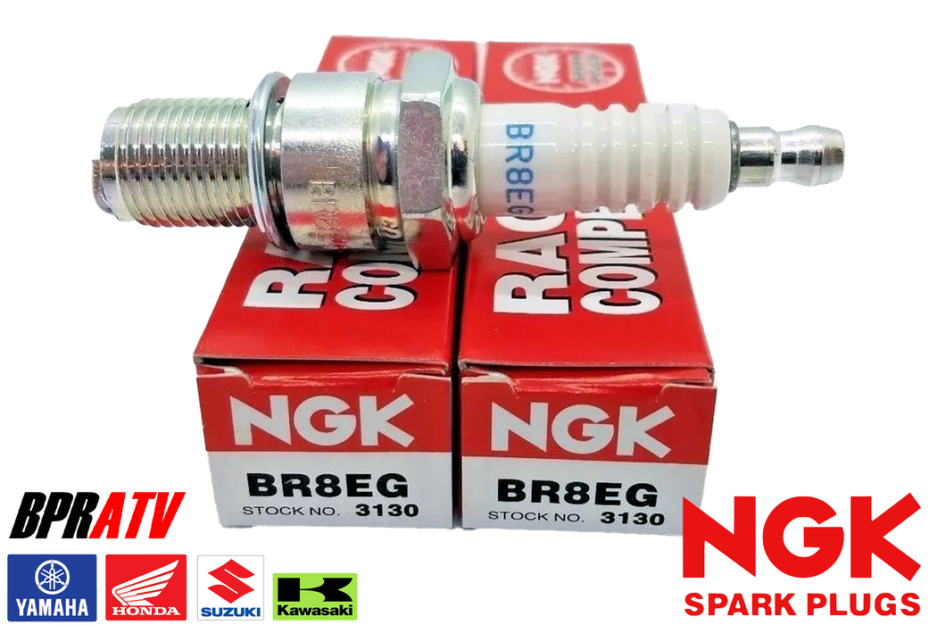 NGK BR8EG RACING Spark Plugs YZ250 WR250 RMZ250 KX500 CR250 CR500 JAPAN Set of 2