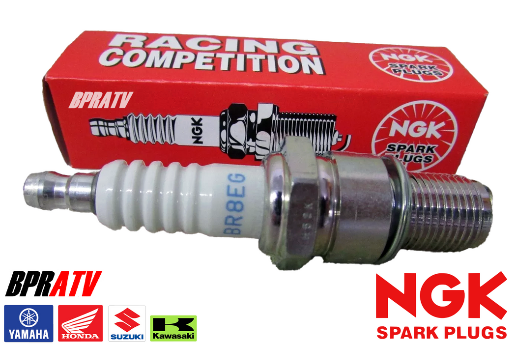 NGK BR8EG RACING Spark Plugs Honda CR250R CR 250R CR500R CR 500R JAPAN Set of 2