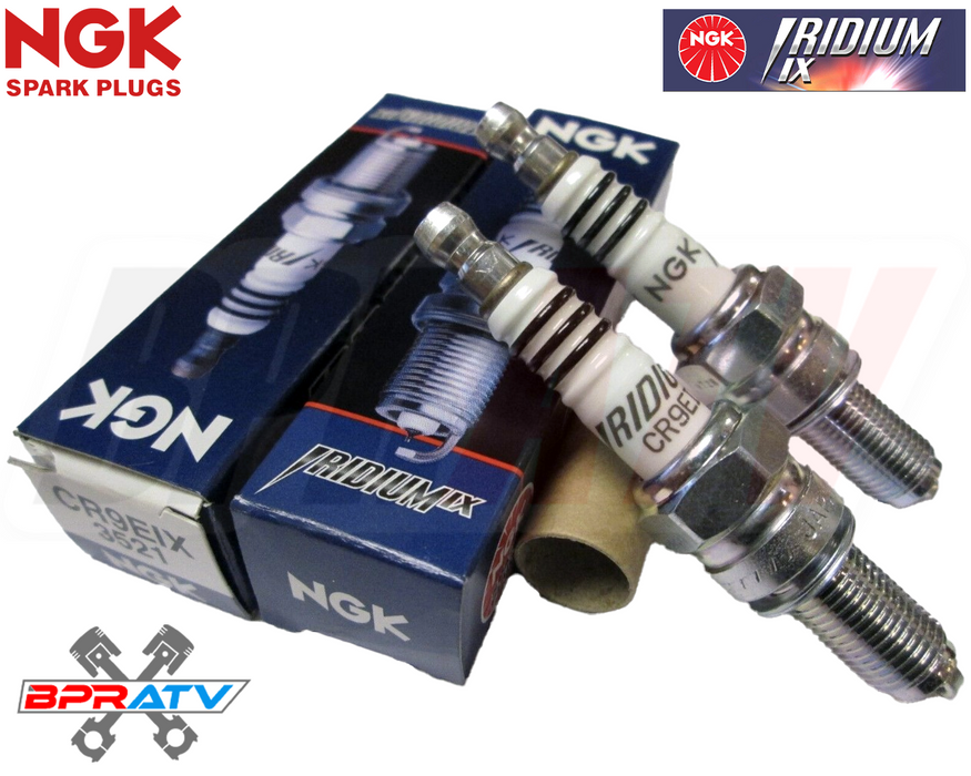 Pair 2 NGK Laser Iridium 5044 Spark Plugs BR8EIX Yamaha Banshee 350 Blaster 200