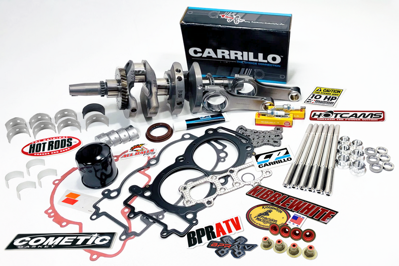 RZR XP Turbo Complete Bottom End Engine Rebuild Kit Gaskets Ti Studs Rods Crank!
