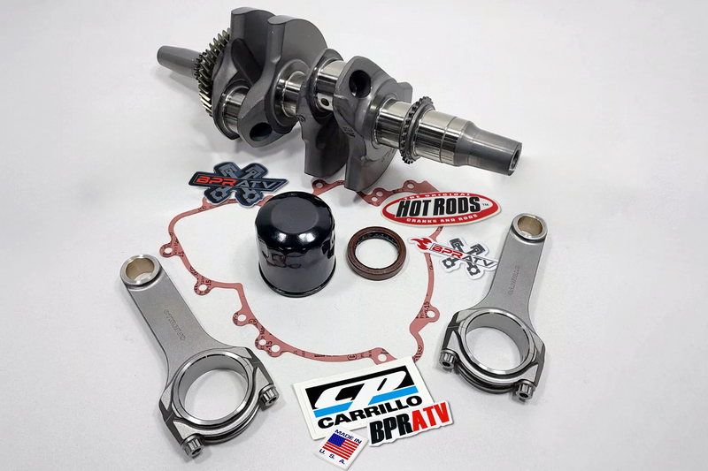 RZR Turbo Crank CP Carrillo Heavy Duty Rods Motor Gaskets Ti Studs Kit 16-25 NEW