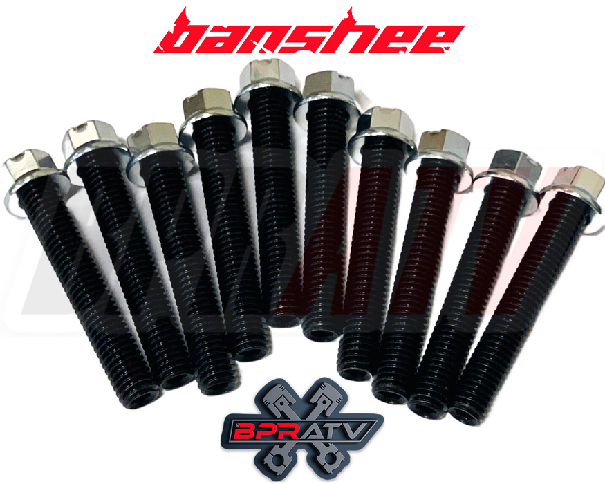 Yamaha Banshee 350 BPRATV Original OG Black Oxide Chromoly Maxlock Head Stud Kit