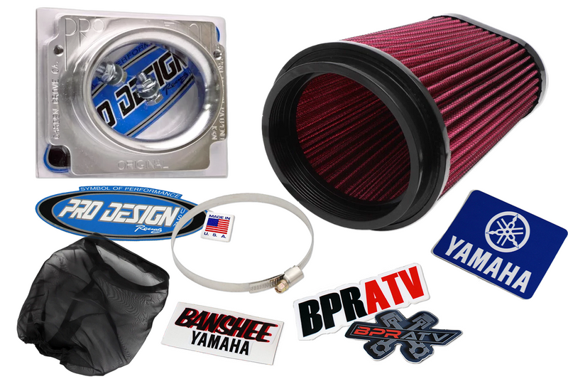 Pro Design Racing Pro-Flow Air Filter Kit Yamaha Banshee 350 87-06 K&N Style USA