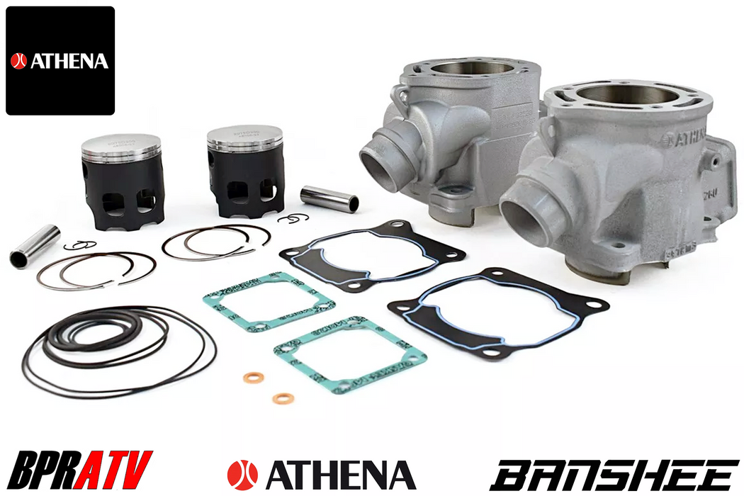 Banshee Athena 400 68 Complete Big Bore Kit Cylinders Pistons Wiseco Crank Head