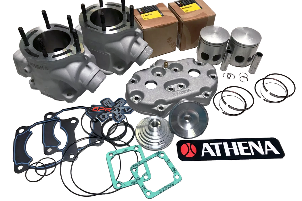 Banshee Athena 400 68 Complete Big Bore Kit Cylinders Pistons Wiseco Crank Head