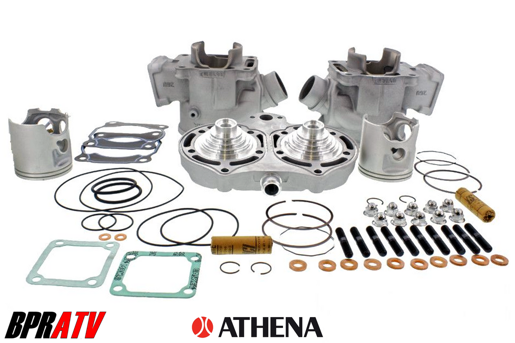 Banshee Athena 400 68 Complete Big Bore Kit Cylinders Pistons Wiseco Crank Head