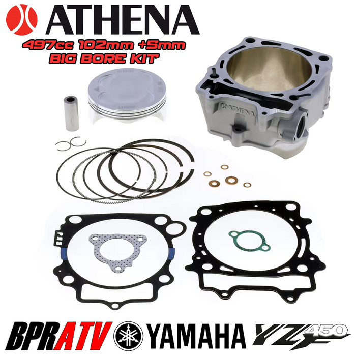 19 20 Yamaha YZ450FX YZ 450FX 102mm 496cc Big Bore Athena Big Bore Cylinder Kit