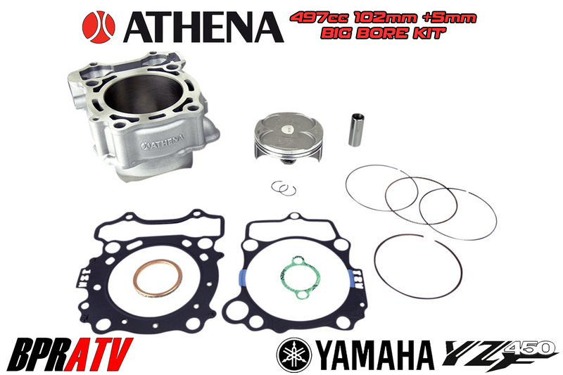 18 19 Yamaha YZ450F YZ 450F 102mm +5 497cc Big Bore Athena Big Bore Cylinder Kit