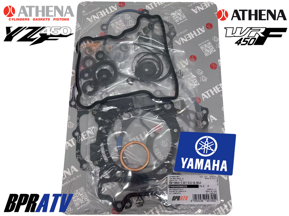 20-22 Yamaha YZ450F YZ 450F ATHENA Complete Motor Engine Gasket Kit Set Oil Seal