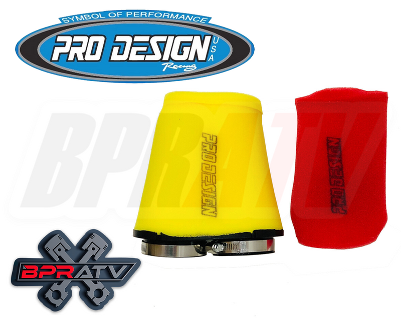 Pro Design Pro Flow Foam Air Filter Intake PWR Kit PD205 Yamaha Raptor 660 660R