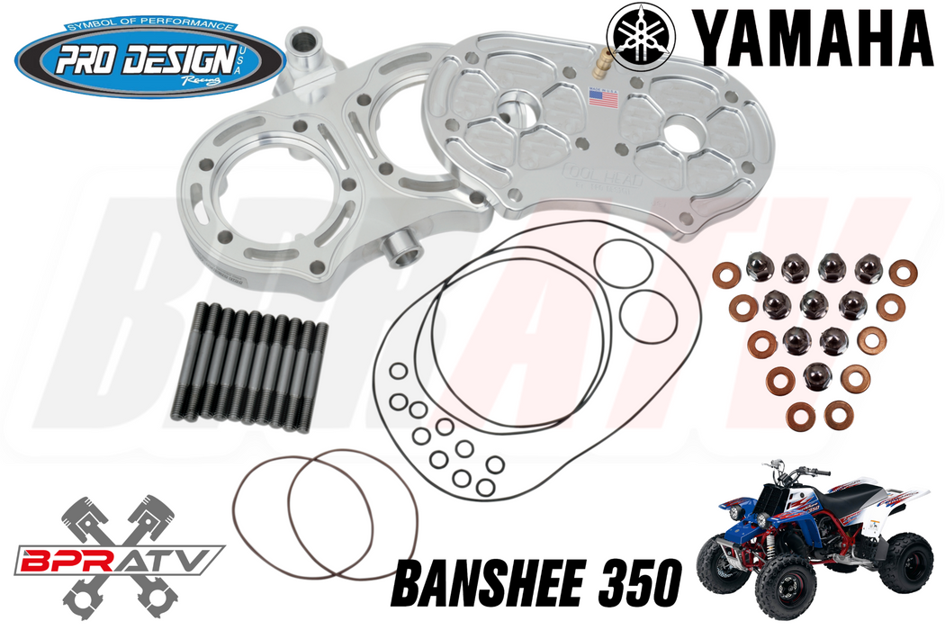 Banshee 421 Serval Polished Cylinder Polish 4mm Stroker Top End Rebuild Kit 68mm