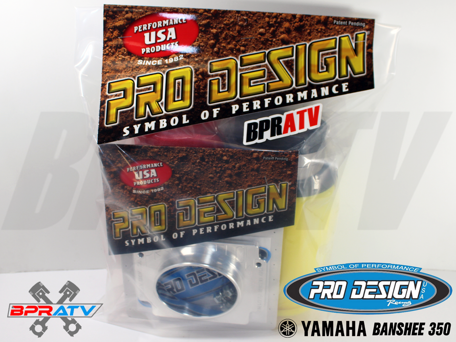 Pro Design Pro Flow Foam Air Filter Intake Box Kit Yamaha Banshee YFZ 350