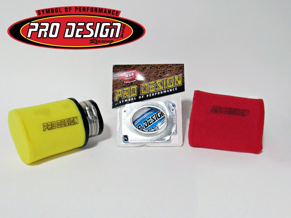 Pro Design Pro Flow Foam Air Filter Intake Box Kit Yamaha Banshee YFZ 350