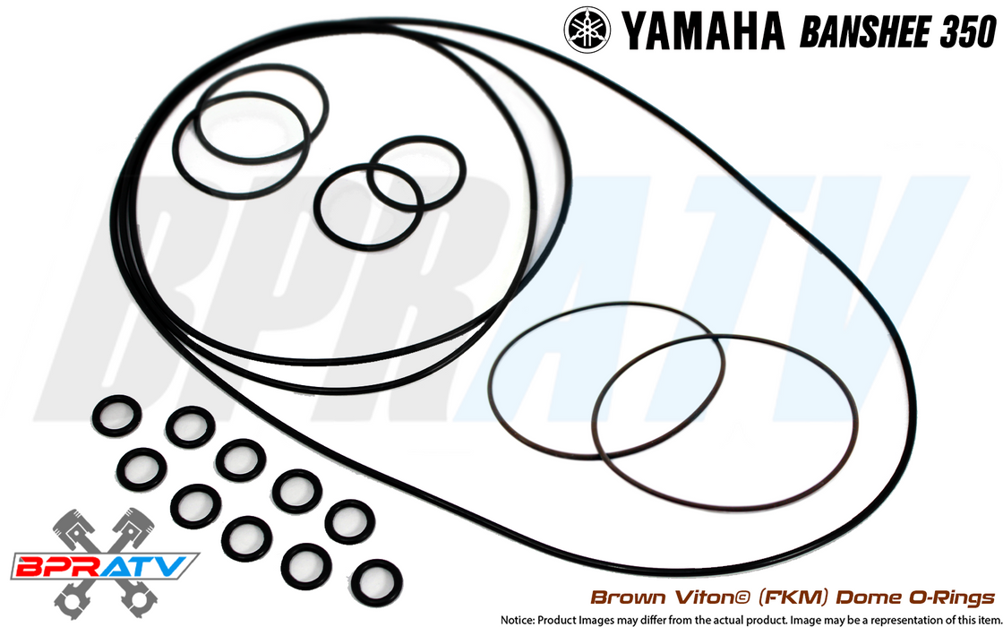 Yamaha Banshee 350 BPRATV Cool Head Domes Orings O-rings BROWN VITON O-Ring Kit