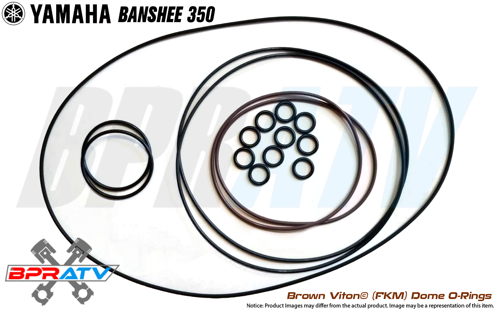 Yamaha Banshee Pro Design Style Cool Head Domes Viton Orings Orings O