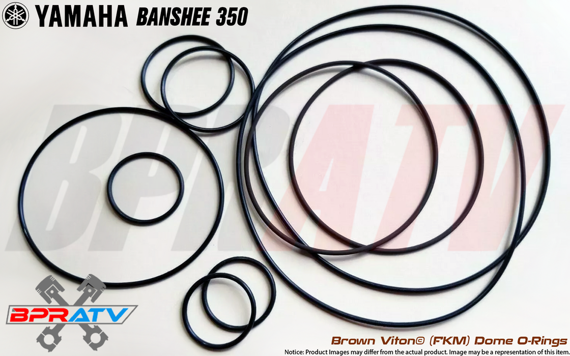 Yamaha Banshee Pro Design Cool Head Heat Treated Brown Dome O rings O-ring Kit