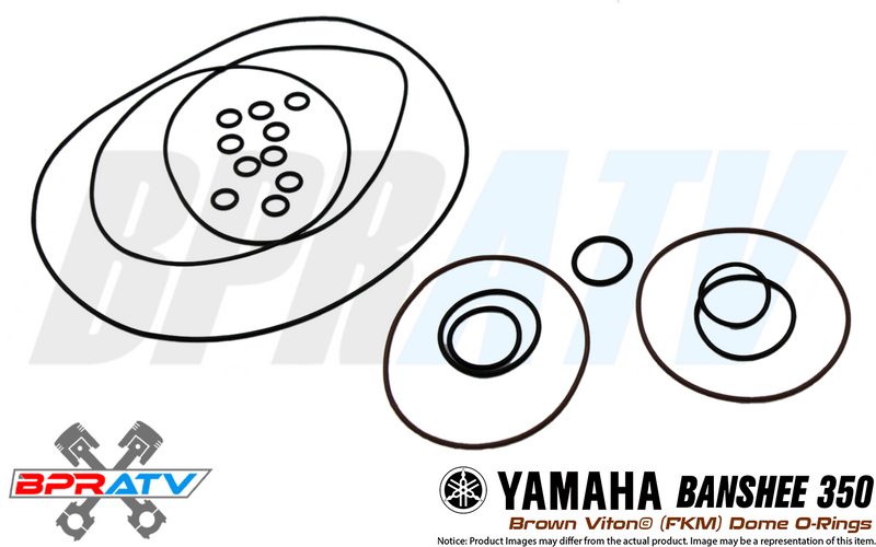 Yamaha Banshee Chariot Style Cool Head Heat Treated Brown Dome Orings O-ring Kit