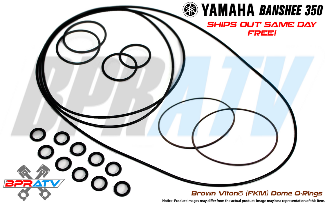 Yamaha Banshee Pro Design Style Cool Head Heat Treated Dome Orings O-ring Kit