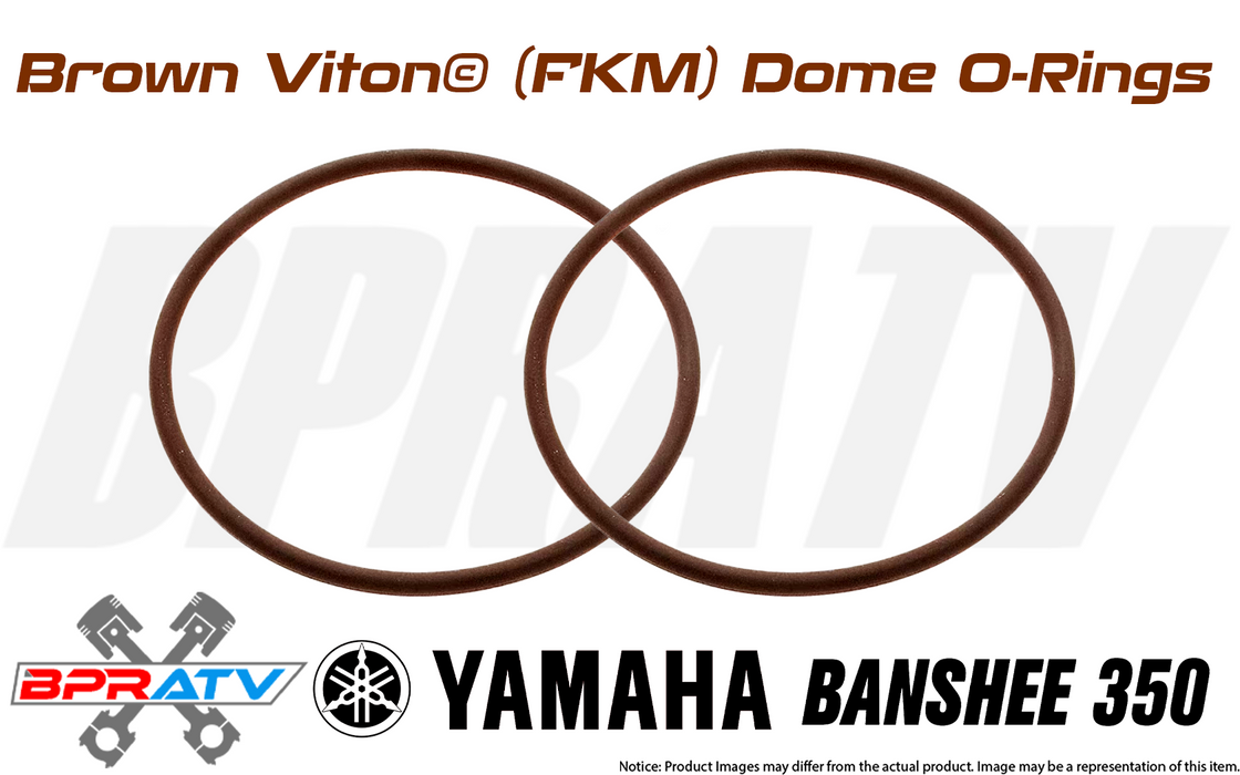 Yamaha Banshee Pro Design Cool Head Heat Treated Brown Dome O rings O-ring Kit