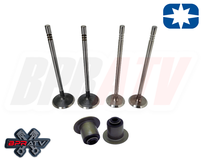 08-14 Polaris RZR 4 800 Exhaust Intake Valves Valve Repair Kit Viton Stem Seals