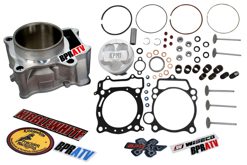 Outlaw 500 Kibblewhite Valves Springs Cylinder Wiseco Piston Top End Rebuild Kit