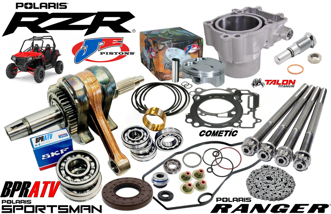 2018+ Polaris Ranger 570 Complete Rebuild Kit Cylinder Crank 13:1 JE Piston Kit