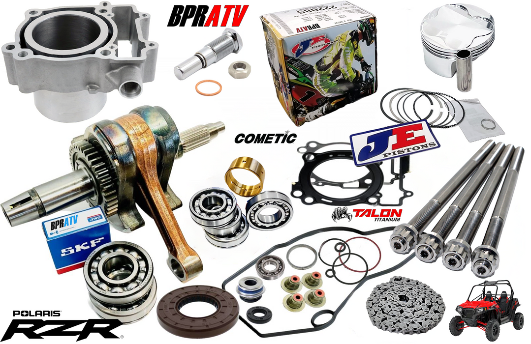 2018+ Polaris Ranger 570 Complete Rebuild Kit Cylinder Crank 13:1 JE Piston Kit