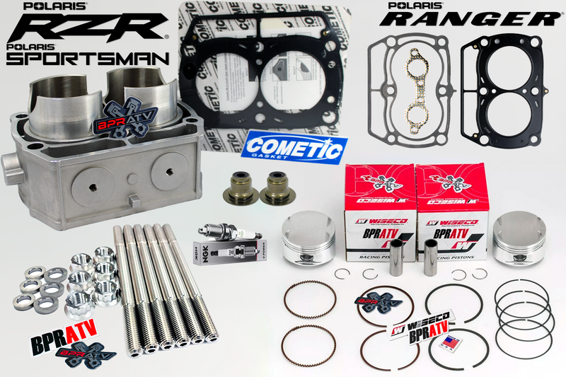 Polaris Ranger RZR Sportsman 800 Top End Rebuild Kit Cylinder Piston Gaskets 🔧
