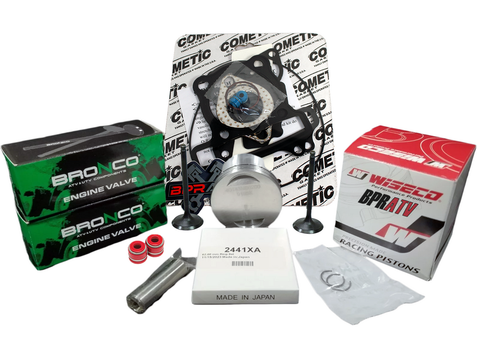 Polaris RZR 170 RZR170 Top End Rebuild Kit Valves Wiseco Piston & Cometic Gasket