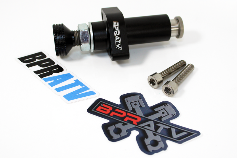 Polaris 17+ 1000cc Turbo Black Billet Manual Cam Timing Tensioner Titanium Bolts