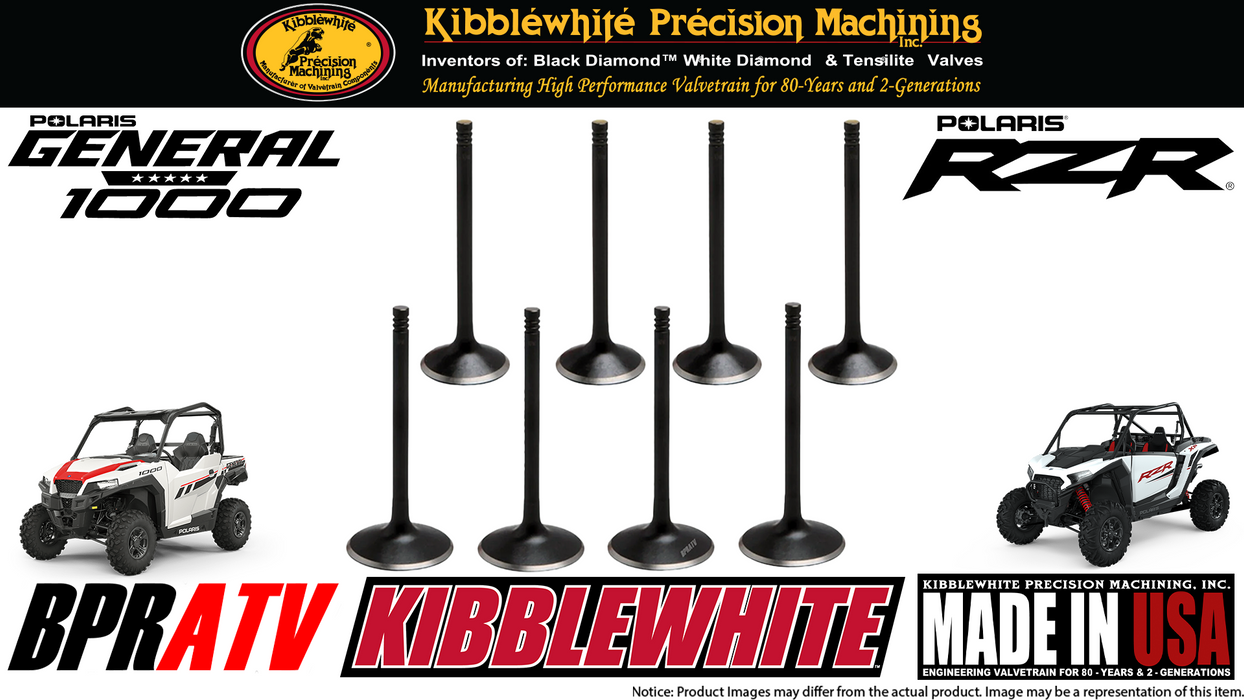 Kibblewhite Valves Head Service Kit Wiseco Pistons Cylinder For Polaris RZR 1000