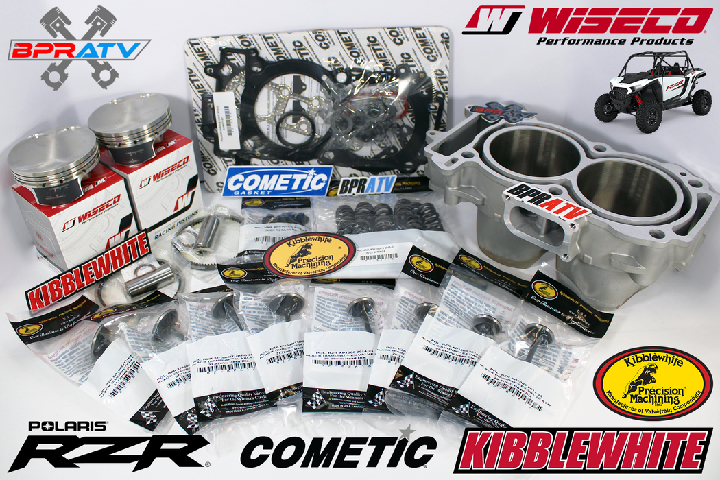 Kibblewhite Valves Head Service Wiseco Pistons Cylinder Kit For Polaris RZR RS1