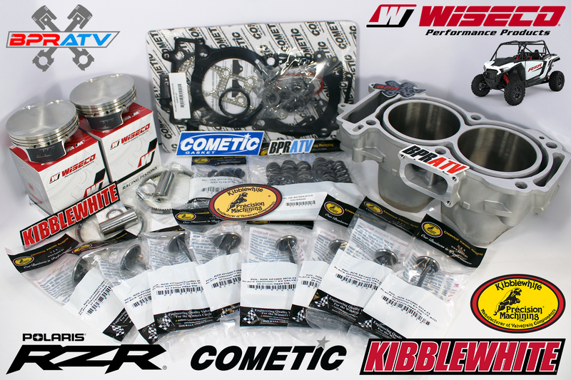 Polaris RZR S 1000 Kibblewhite Valves Head Service Wiseco Pistons & Cylinder Kit