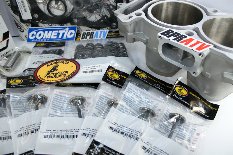 Polaris RZR S 1000 Kibblewhite Valves Head Service Wiseco Pistons & Cylinder Kit