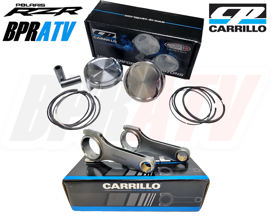 Polaris RZR XP 4 900 XP900 93mm 11.5:1 CP Carrillo Piston Set Connecting Rod Kit