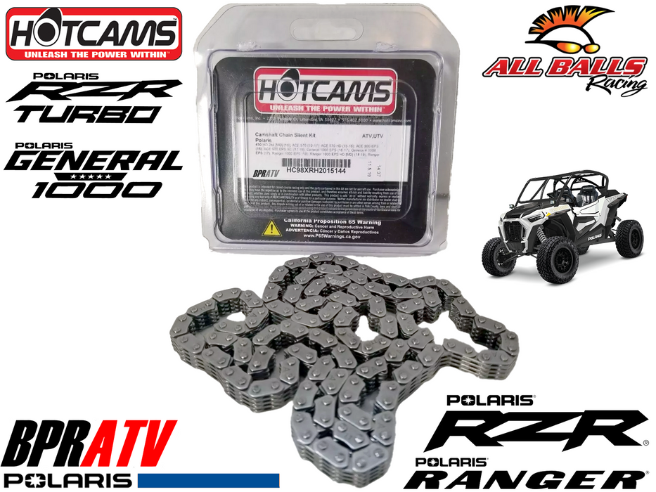 Polaris XP1000 RZR1000 Ranger1000 RZR XP Turbo Hot Cams Cam Chain HC98XRH2015144