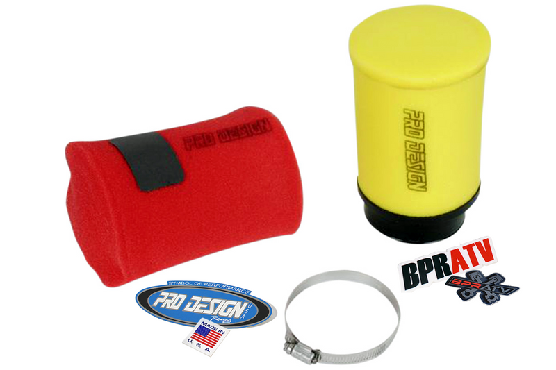 Pro Design Pro Flow Foam Air Filter Intake Kit 06-25 Yamaha Raptor 700 PD233 USA
