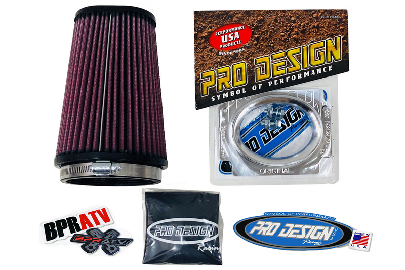 Pro Design Pro Flow Air Intake K&N KN High Flow Filter Kit Yamaha Banshee 350 🔥