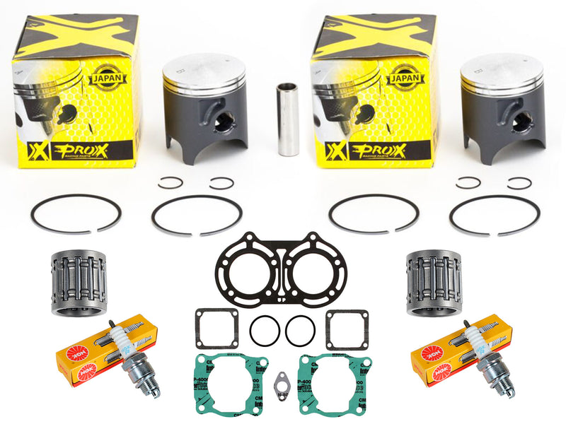 Yamaha Banshee YFZ 350 65.50mm Pro X Pistons Set Top End Gaskets Pin Bearing NGK