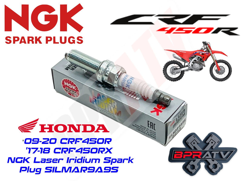 09-12 Honda CRF450R CRF 450R Wiseco Piston BPRATV Cylinder Kit Cometic NGK Plug
