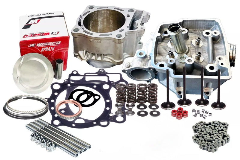 02-08 CRF450R OEM Cylinder Head Top End Rebuild Kit & Kibblewhite Valves Springs