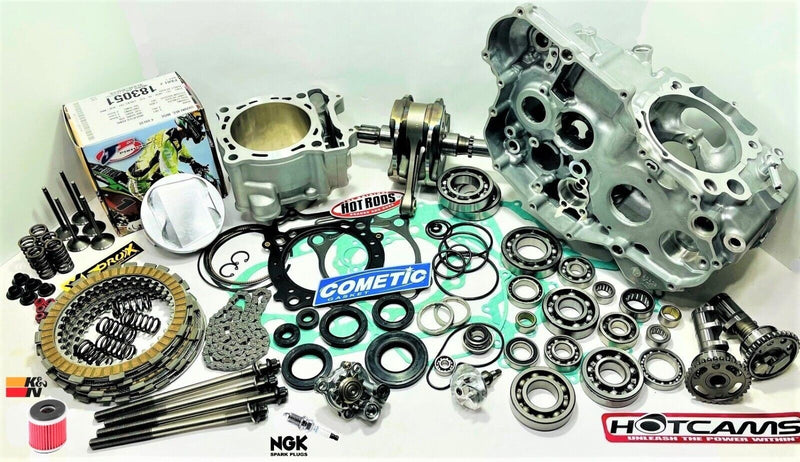 YFZ450 YFZ 450 OEM Cases 98mm Stroker 500c Complete Rebuild Assembly Cams Valves