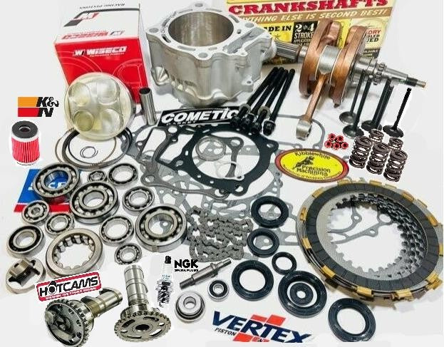 YFZ450 YFZ 450 Stage 3 HotCams Big Bore Stroker Complete Rebuild Kit KPMI Valves