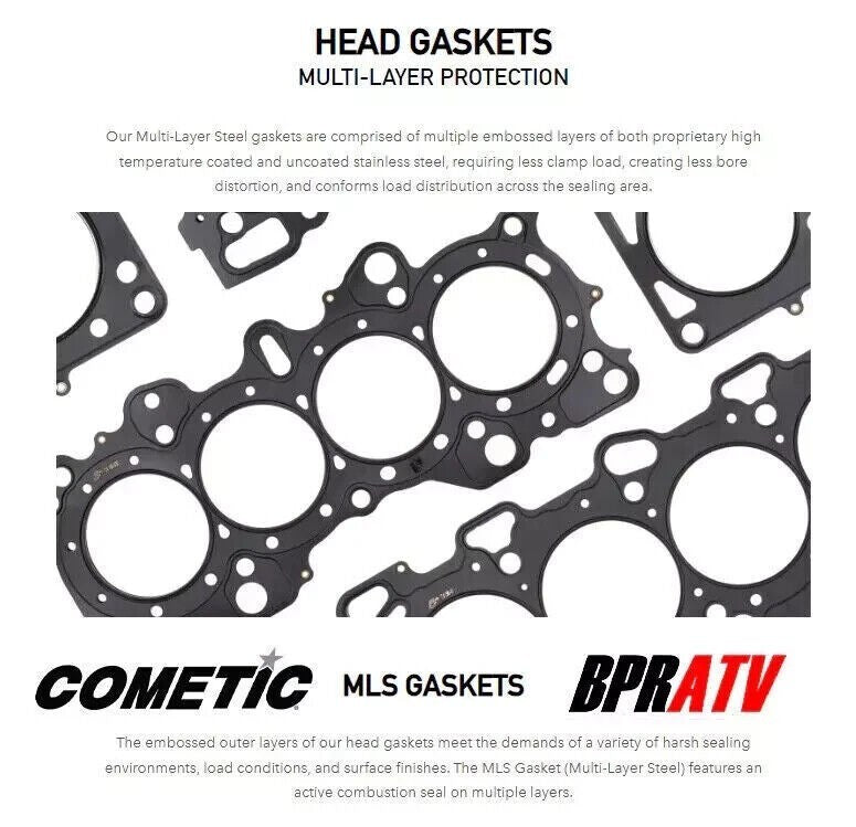 Yamaha YFZ450 Kibblewhite ARP Style Head Stud Kit Cometic Gasket RED Viton Seals