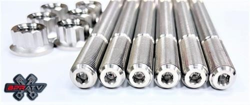 KFX450R KFX 450R ATV Ti Head Studs Titanium Cylinder Stud Bolt Upgrade Kit Set