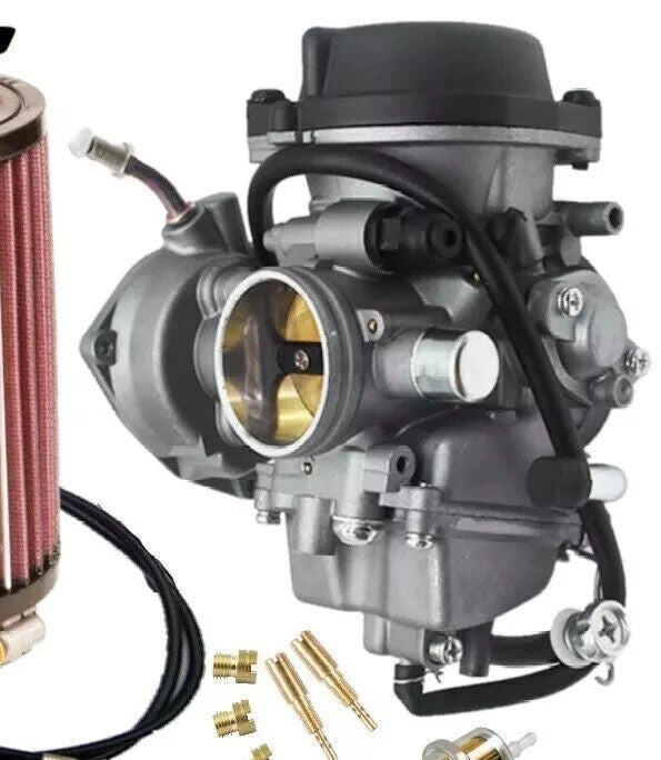 KFX400 KFX 400 DVX Stock OEM Complete Carb Kit Carburetor Intake Filter Cable