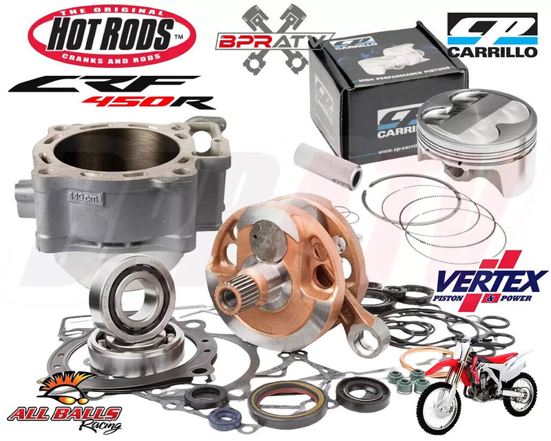 09-12 Honda CRF450R CRF 450R Complete Motor Engine Rebuild Top & Bottom End Kit