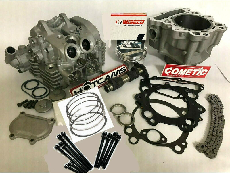 Rhino Grizzly 660 Cylinder Head Assembled Valves 102mm Big Bore Mudbuster Cam