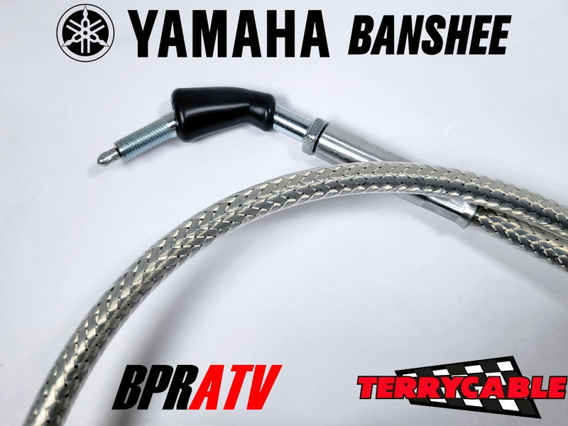 Banshee TWIST Throttle Cable Terrycable Steel Braided Keihin Mikuni Lectron PWK