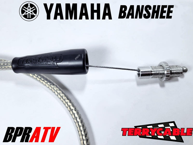 Banshee TWIST Throttle Cable Terrycable Steel Braided Keihin Mikuni Lectron PWK